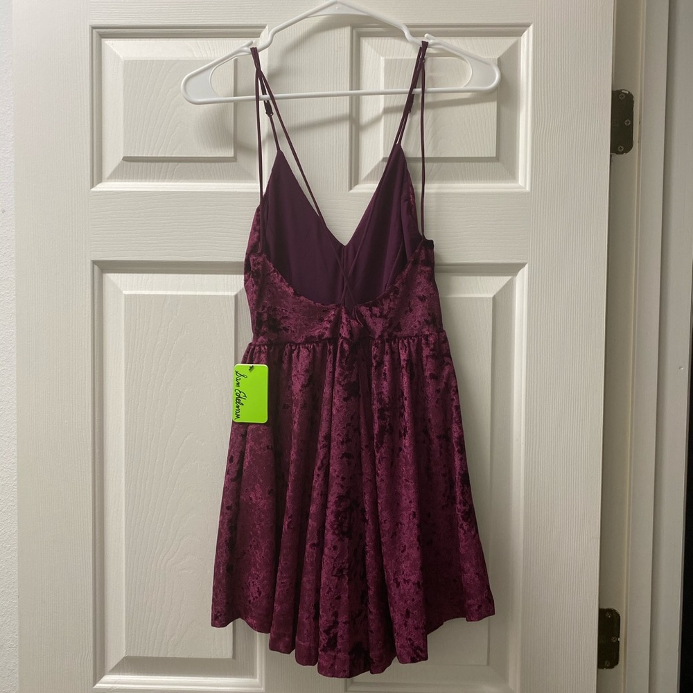 NWT Sam Edelman crushed velvet romper small - Picture 4 of 8